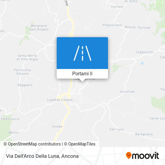 Mappa Via Dell'Arco Della Luna