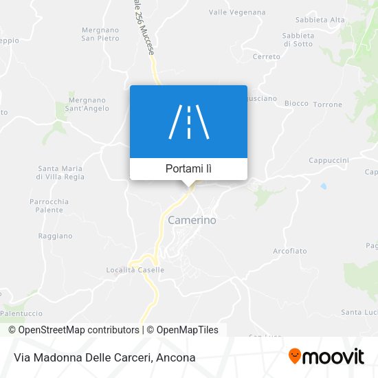 Mappa Via Madonna Delle Carceri