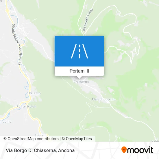 Mappa Via Borgo Di Chiaserna