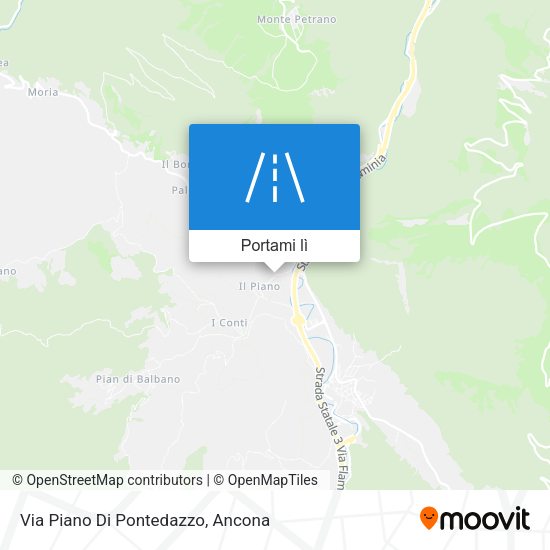Mappa Via Piano Di Pontedazzo