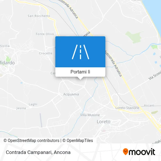 Mappa Contrada Campanari