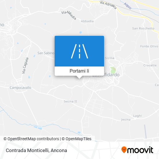 Mappa Contrada Monticelli