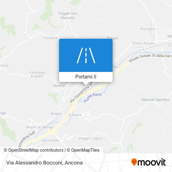 Mappa Via Alessandro Bocconi