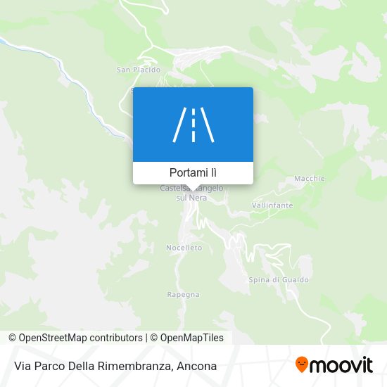 Mappa Via Parco Della Rimembranza