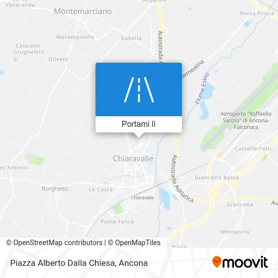 Mappa Piazza Alberto Dalla Chiesa