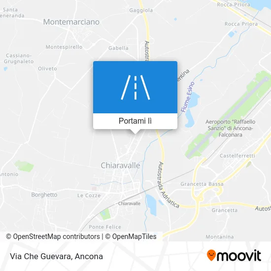 Mappa Via Che Guevara