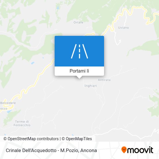 Mappa Crinale Dell'Acquedotto - M.Pozio