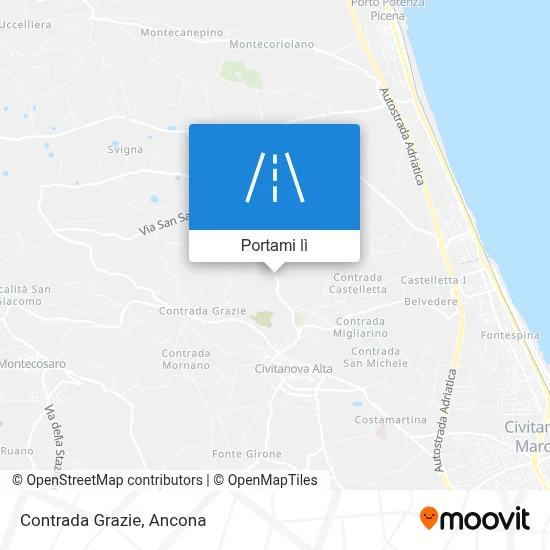 Mappa Contrada Grazie