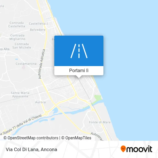 Mappa Via Col Di Lana