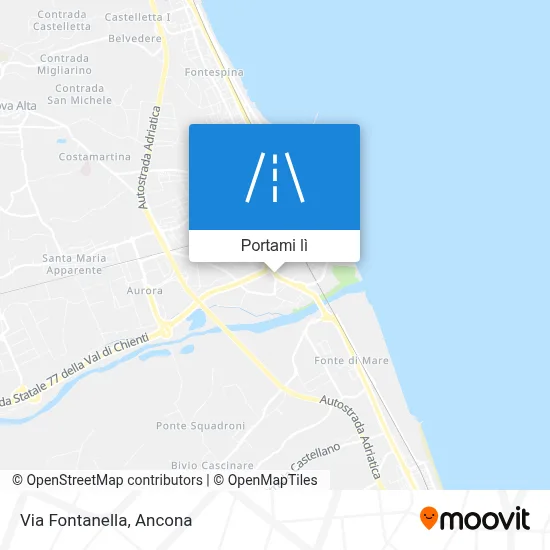 Mappa Via Fontanella
