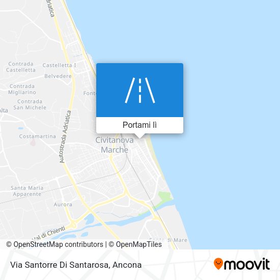 Mappa Via Santorre Di Santarosa