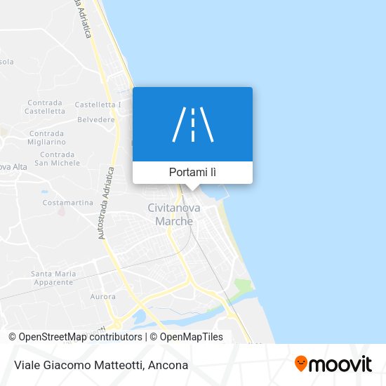 Mappa Viale Giacomo Matteotti