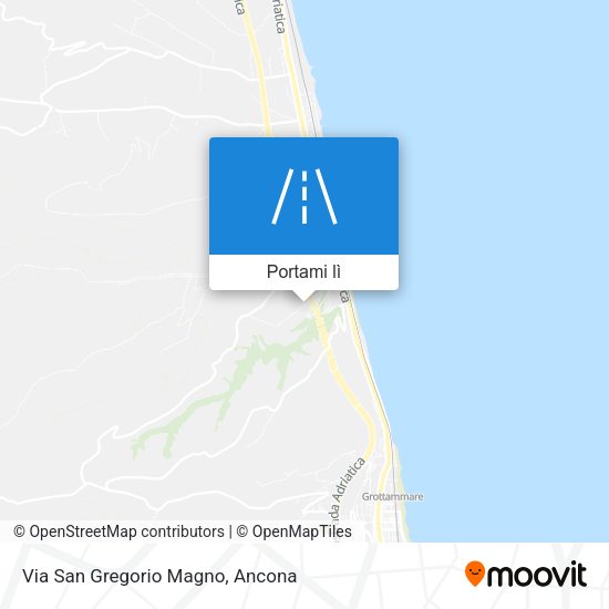 Mappa Via San Gregorio Magno