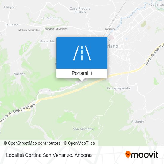 Mappa Località Cortina San Venanzo