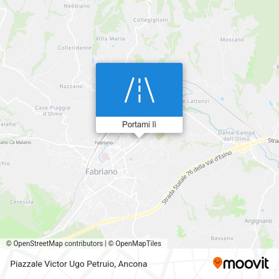 Mappa Piazzale Victor Ugo Petruio