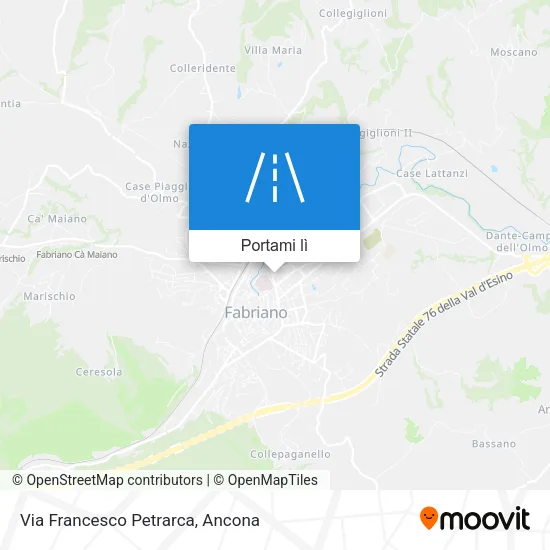 Mappa Via Francesco Petrarca