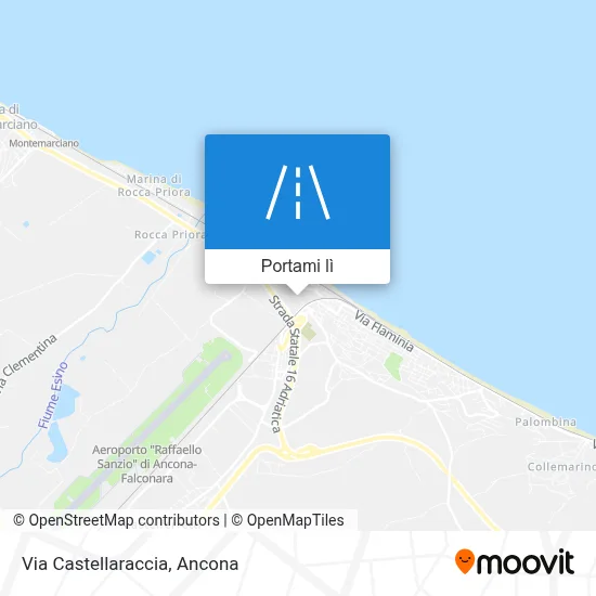 Mappa Via Castellaraccia