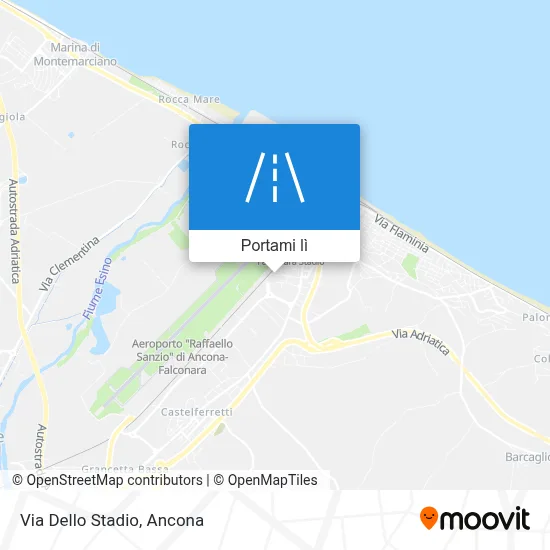 Mappa Via Dello Stadio