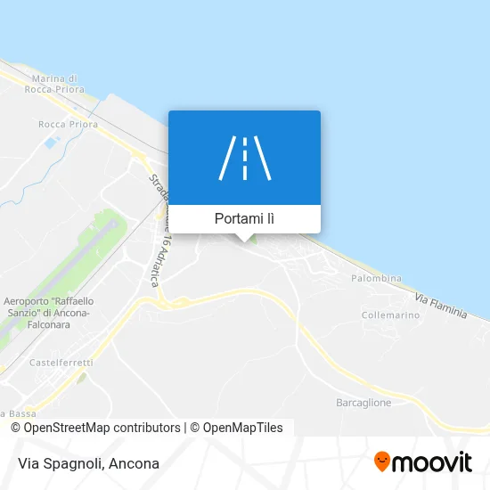Mappa Via Spagnoli