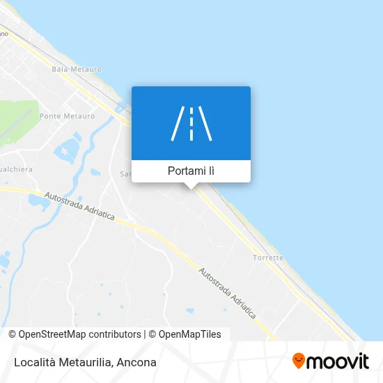 Mappa Località Metaurilia