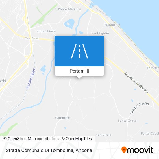 Mappa Strada Comunale Di Tombolina