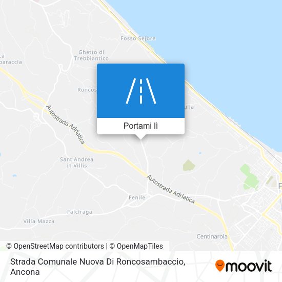 Mappa Strada Comunale Nuova Di Roncosambaccio