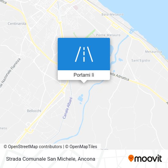 Mappa Strada Comunale San Michele