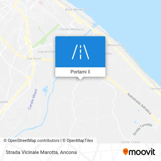 Mappa Strada Vicinale Marotta