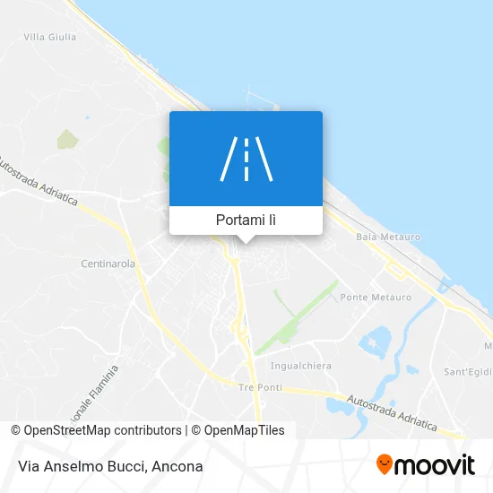 Mappa Via Anselmo Bucci