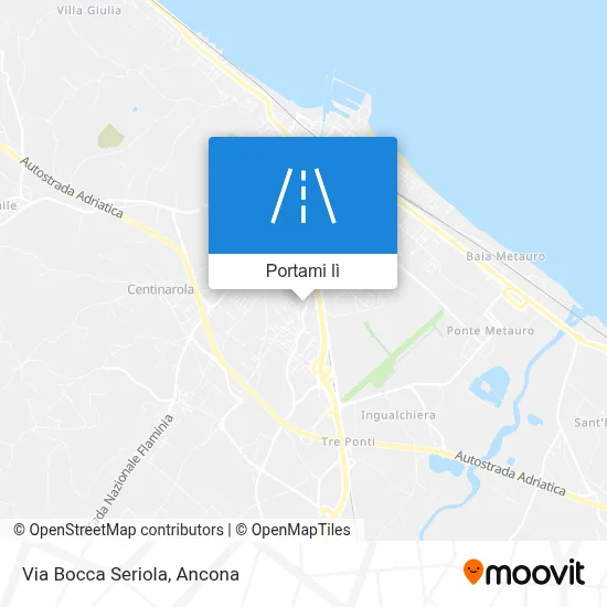 Mappa Via Bocca Seriola