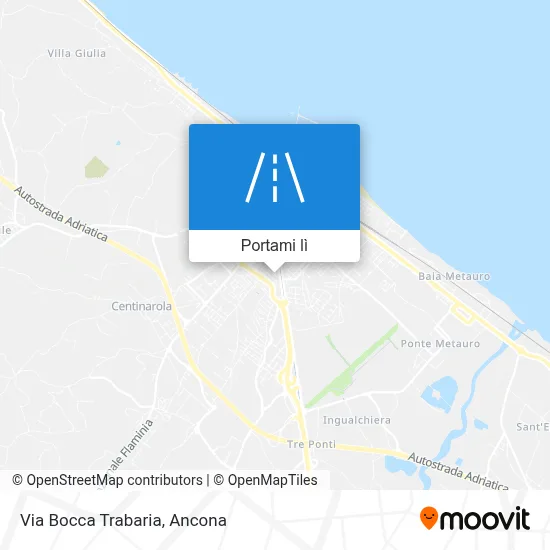 Mappa Via Bocca Trabaria