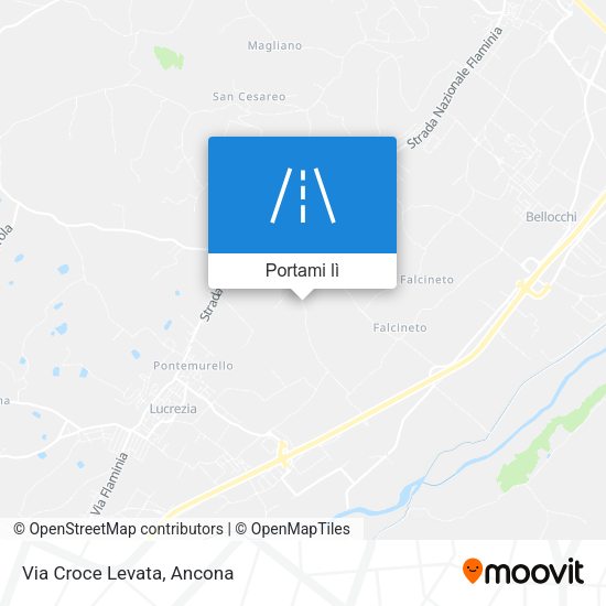 Mappa Via Croce Levata