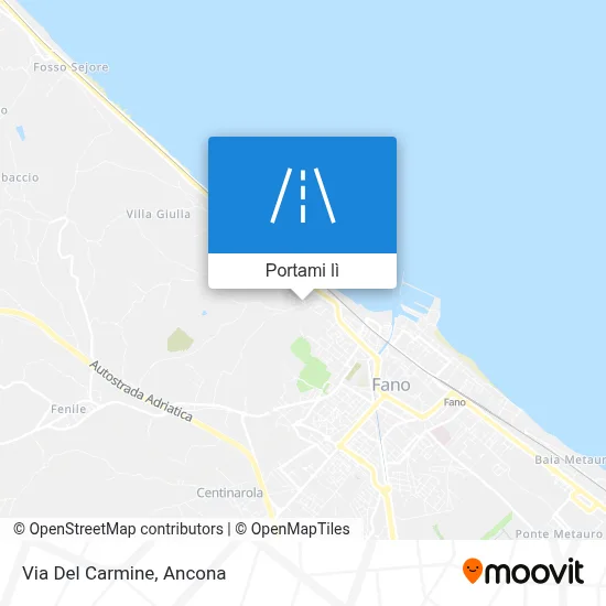 Mappa Via Del Carmine