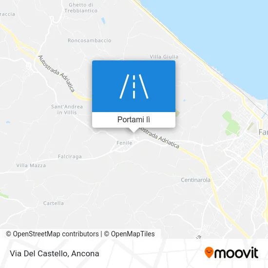 Mappa Via Del Castello