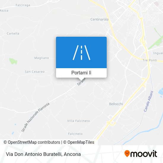 Mappa Via Don Antonio Buratelli