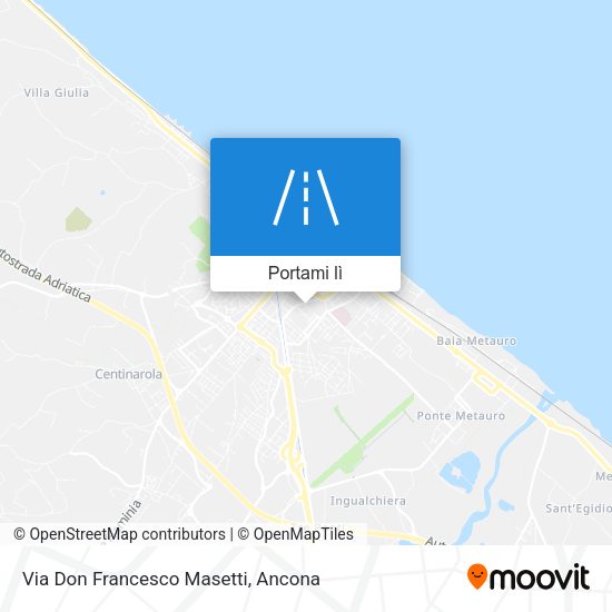 Mappa Via Don Francesco Masetti