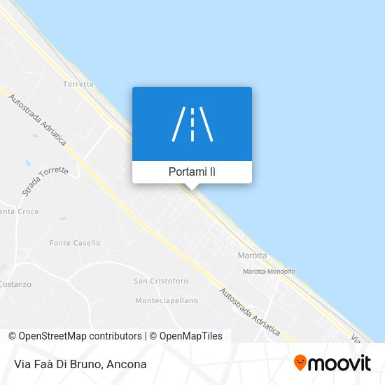 Mappa Via Faà Di Bruno