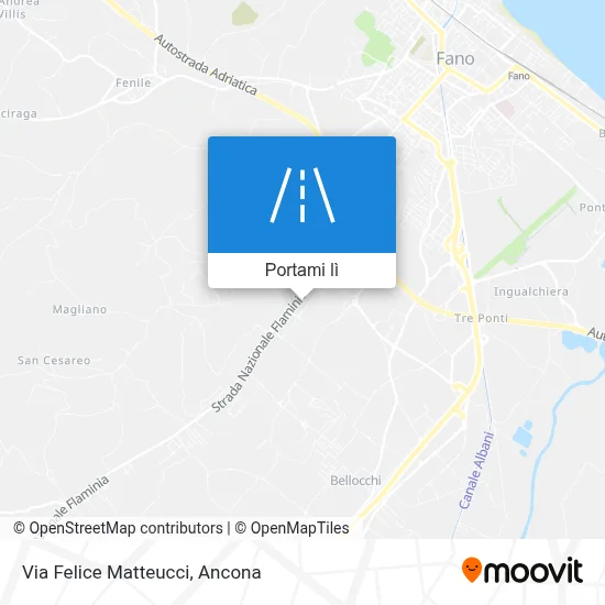 Mappa Via Felice Matteucci