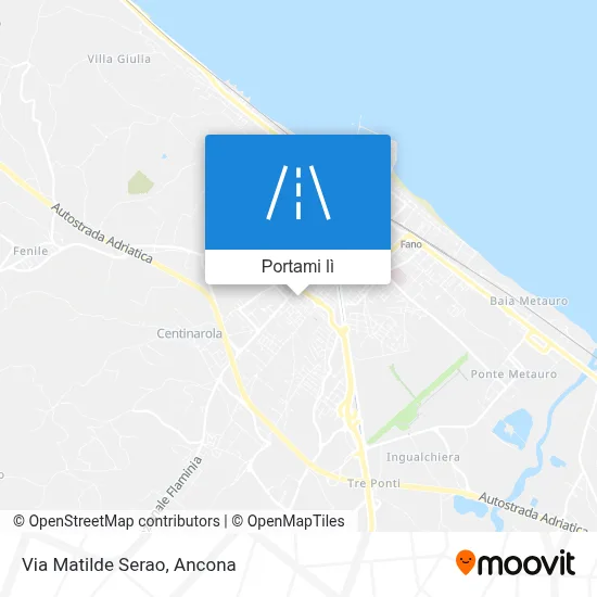 Mappa Via Matilde Serao