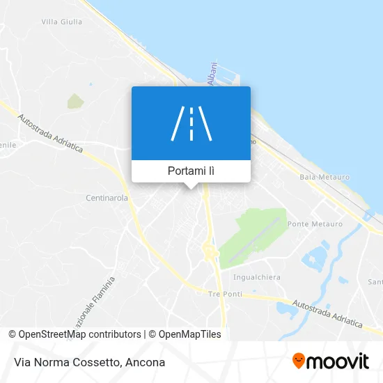 Mappa Via Norma Cossetto