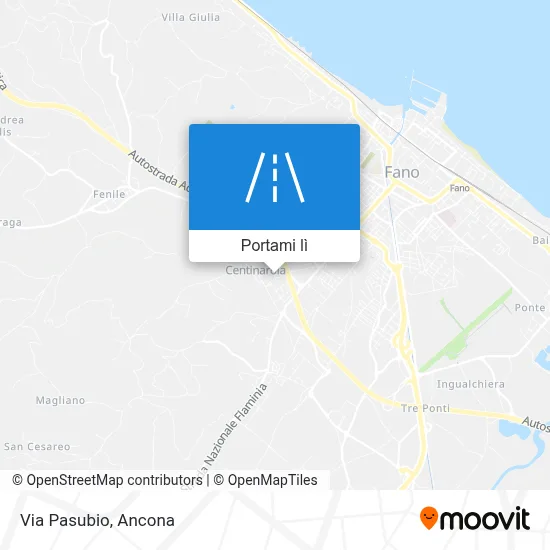 Mappa Via Pasubio