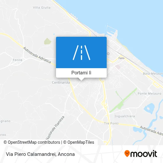 Mappa Via Piero Calamandrei