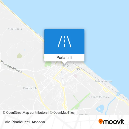 Mappa Via Rinalducci