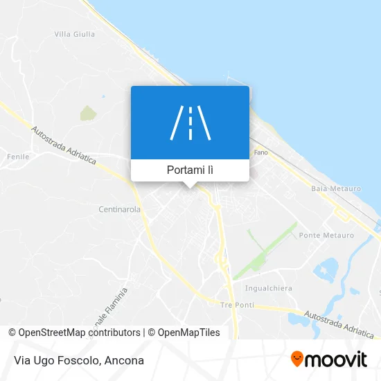 Mappa Via Ugo Foscolo