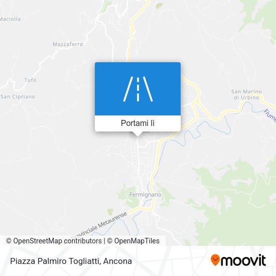Mappa Piazza Palmiro Togliatti