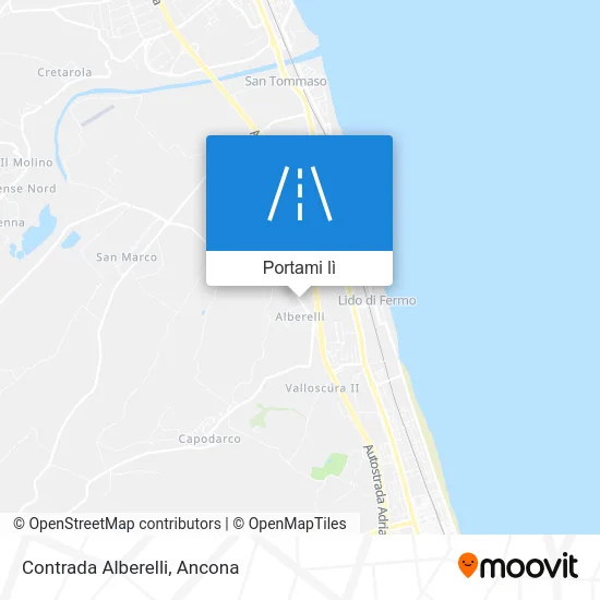 Mappa Contrada Alberelli