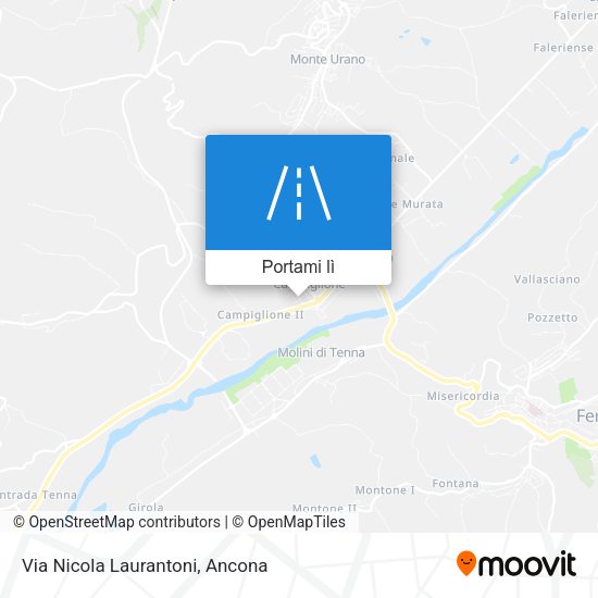 Mappa Via Nicola Laurantoni