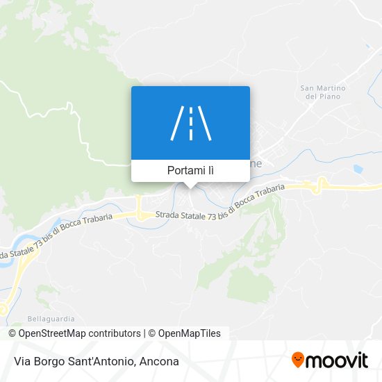 Mappa Via Borgo Sant'Antonio