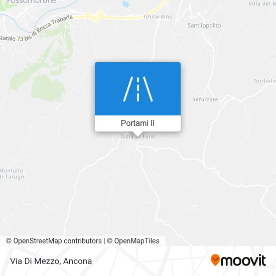 Mappa Via Di Mezzo