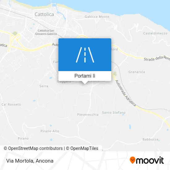 Mappa Via Mortola